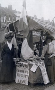 The Society’s stall on Yarmouth Market Place.